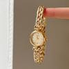 Watch, Simple Retro Gold and Silver Watch, Bracelet Watch, Temperament Women's Watch, Watch
