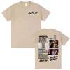 Anuel AA Real Hasta La Muerte Album Cover T Shirts Mens Clothing Summer High Street Tshirts 100 Cotton Short Sleeve T Shirt