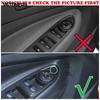 For Ford Escape Kuga 2013-2018  Matte Window Lift Switch Cover Trim ide Armrest Frame Interior Accessories Car Styling
