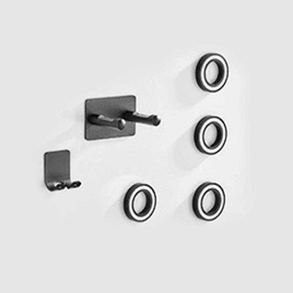 

Hair Dryer Bracket Storage Rack Storing Hair Dryers Holder For Dyson Heat Resistant Holders Silver/Black чорний