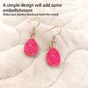 1 Pair Dangle Earrings Simple Women Portable Gift Party Lady Best Accessories Alloy Decorations Exquisite Jewelry Ear-drop