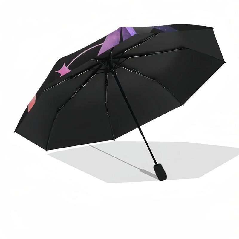 1pc Galactic Avengers Symbol Umbrella with Plastic Handle,Suitable for All Seasons Home Travel Outdoor UmbrellaM936