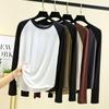Long Sleeved T Shirt Women Summer Autumn Loose Fitting Spring Autumn Bottom Layer Home Sleepwear