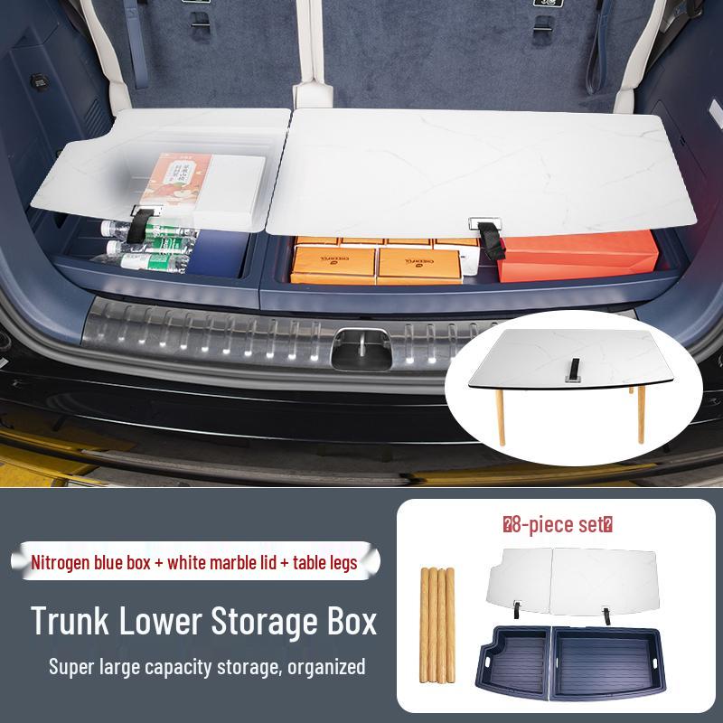 Zeekr 009 Trunk Organizer for 2024-25: Tail Box Storage & Accessories