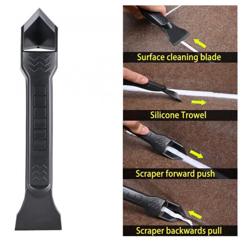 5Pcs Caulking Nozzle Applicator Finishing Tool Spatula Glue Shovel Tile Brick Joints Floor Silicone Remover 5 In 1 Hand Tool Set