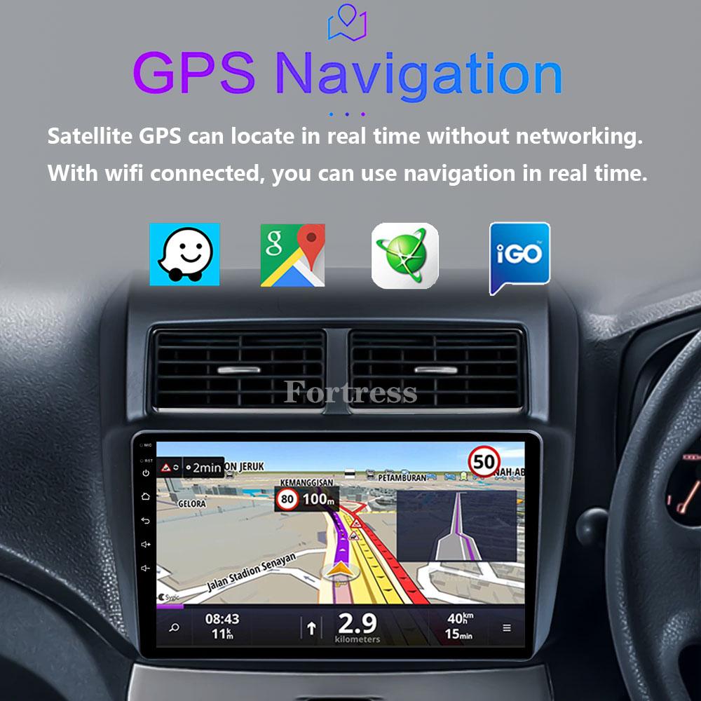 Car Radio Android Auto For Toyota Agya Wigo 2013-2018 Head Unit Multimedia Player GPS Navigation Carplay BT 5G WiFi No 2din DVD