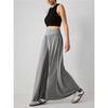 New Style Women's Summer Loose Dance Waist Trousers Drape Casual Solid Color High Waist Wide Leg Pants