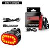 Super Bright Bike Front Light Cycling 7 Lighting Mode Head Flashlight Colorful Warning Side Lamp for Hiking Night Riding Safety