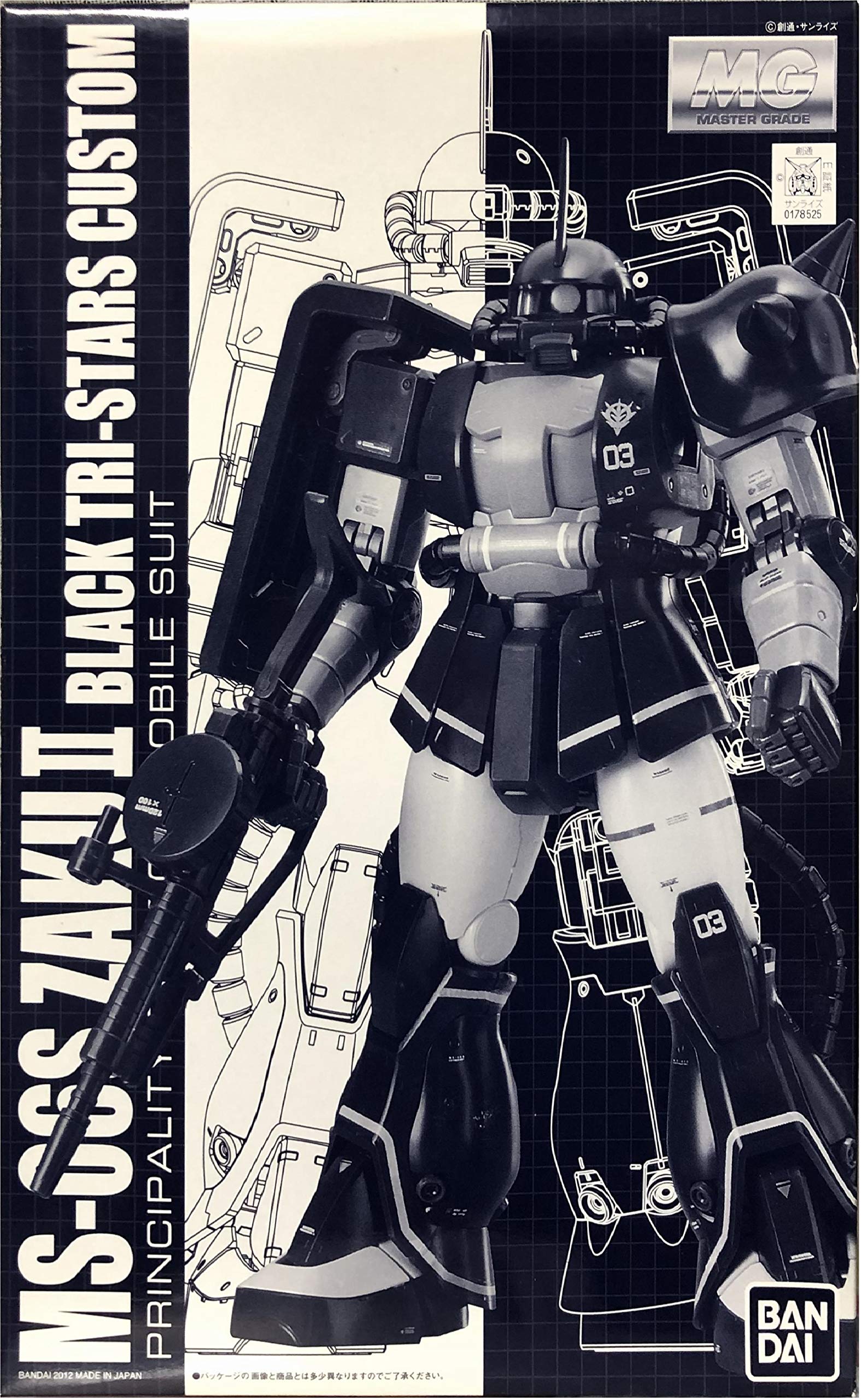 

MG Black Zaku 1/100 MS-06S Tri-Star Ver.2.0