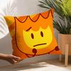 BFDI Battle for D-Dream Island Pillow Case Plush Fabric Soft  Pillowcase Double Sided Print Cushion Cover Household Gifts