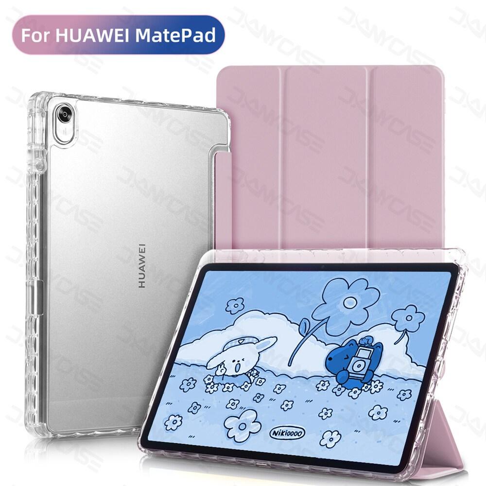 Tablet-Hülle für HUAWEI MatePad SE 11 Zoll 2024 HUAWEI MatePad 11,5 Zoll Honor X9 11,5 Transparente Rückseite mit Stifthalter Schlichte Großzügige Hülle