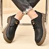 Mens Casual Shoes Leather Men Formal Business Leather Shoes High Quality Male Casual Shoes Lace Up Shoes Oxfords Flats