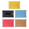Convenient PU Leather Tissue Holder Multipurpose Tissue Holder Soft PU Leather Pouches for Bathroom and Small Items