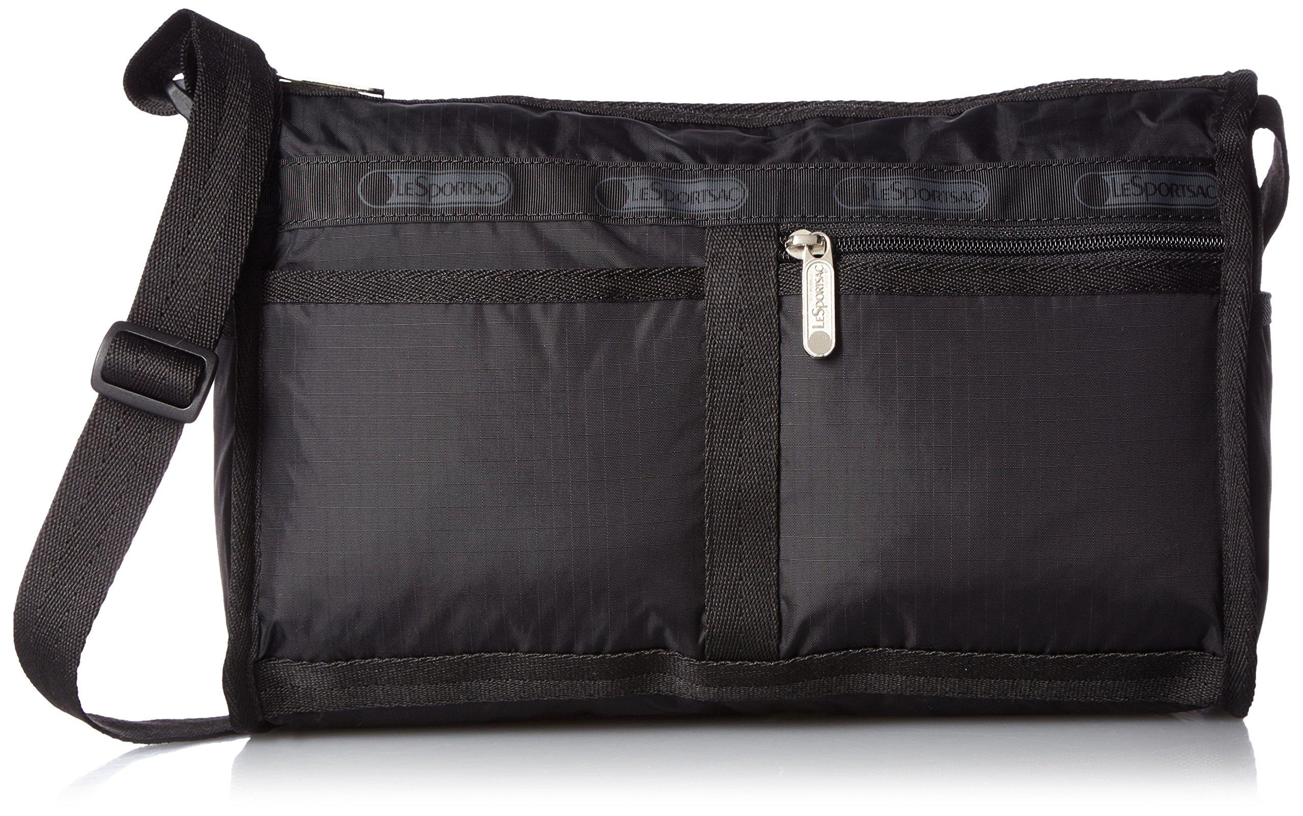 

Сумка через плече 7519 DeluxeShoulderSatchel Pouch Nylon Сумісний із розміром B5 5982 [LeSportsac] Жіноча (Чорний) [Елемент]