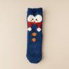 Women's Cute Christmas -Lined Mid-Calf Sleep Socks for Warm Home Lounging