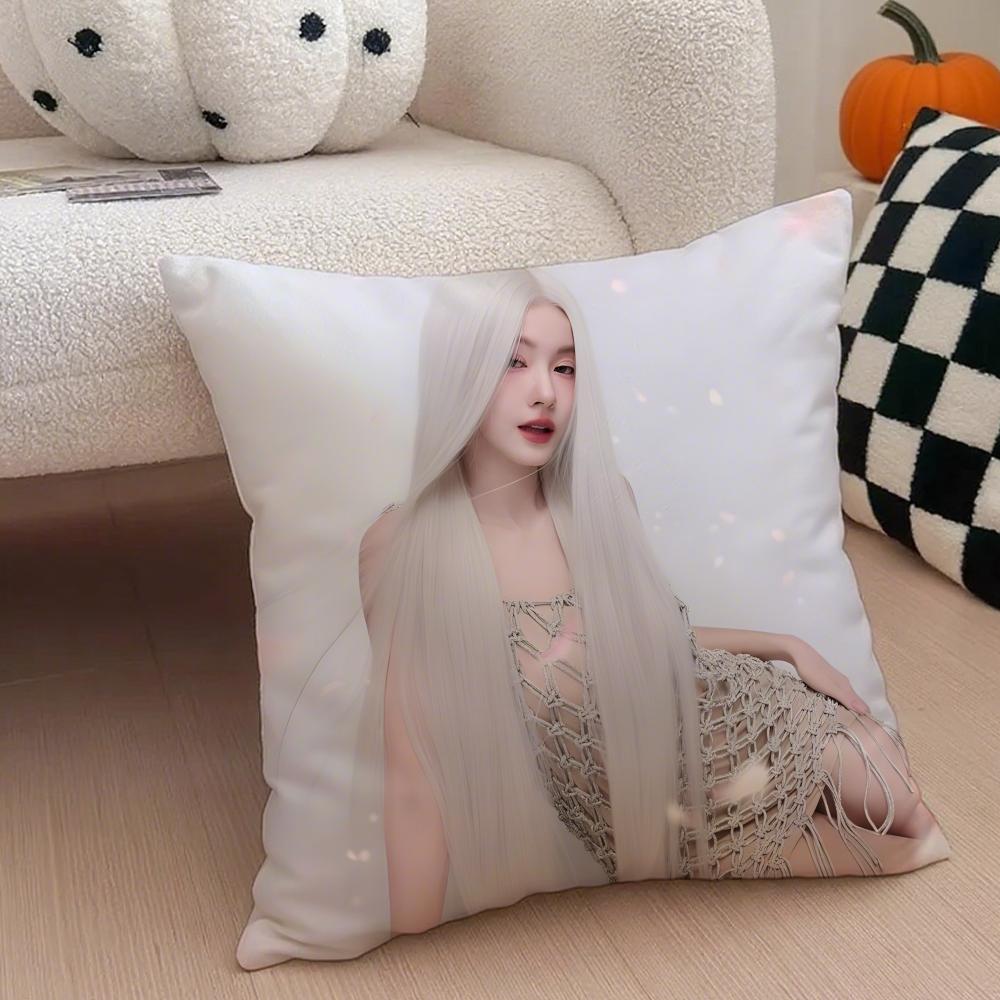 Thai Fashion NNamtan Tipnaree WWeerawatnodom Cushion Cover Throw Pillow Cover Hidden Button Durable Polyester Chair Cushion
