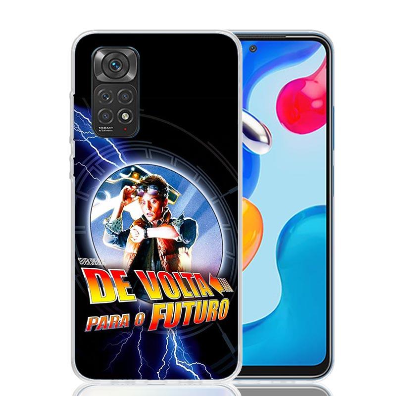 

Back To The Future TV Phone Case For Xiaomi Redmi Note 15 14 13 12S 12 Pro Plus 11S 11E 11 11T 10S 10 Art Soft Pattern Cover Red Redmi Note 11 Pro 4G
