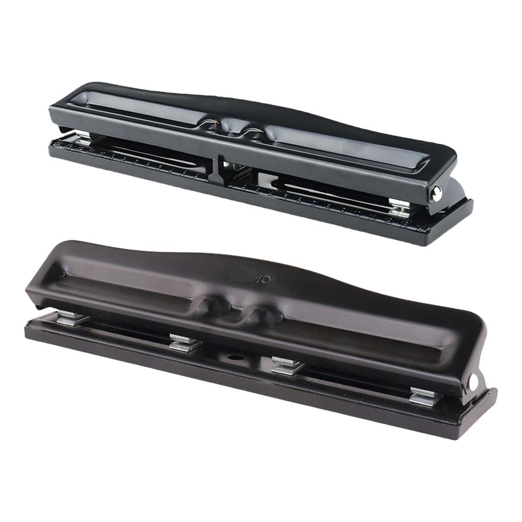 Adjustable Punching Machine 3/4 Hole Puncher Portable Manual Puncher Paper Punch Office School Supplies