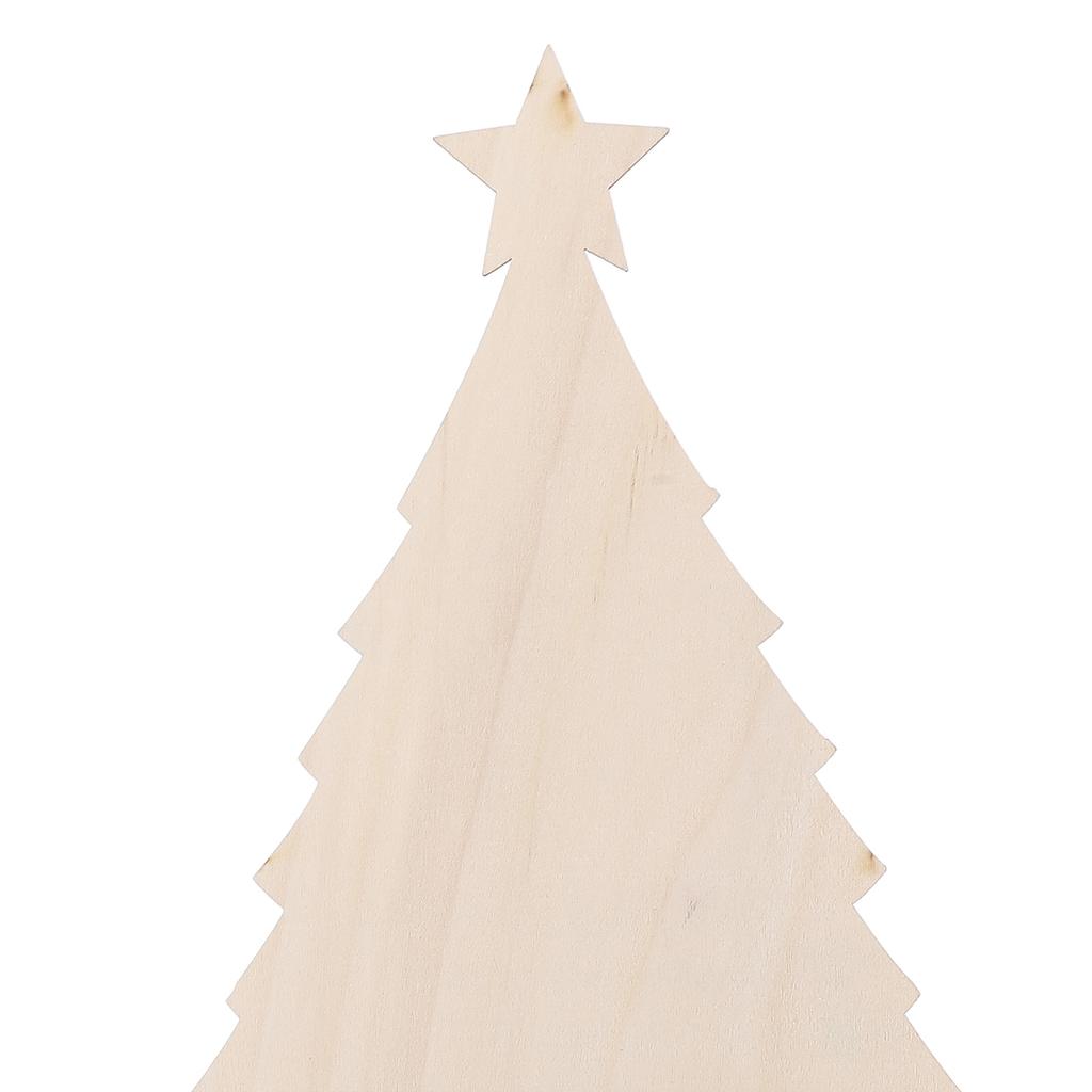Xmas Tree Wooden Advent Calendar Home Decoration Desktop Ornament Wooden Advent Xmas Countdown Calendar with Stable Base
