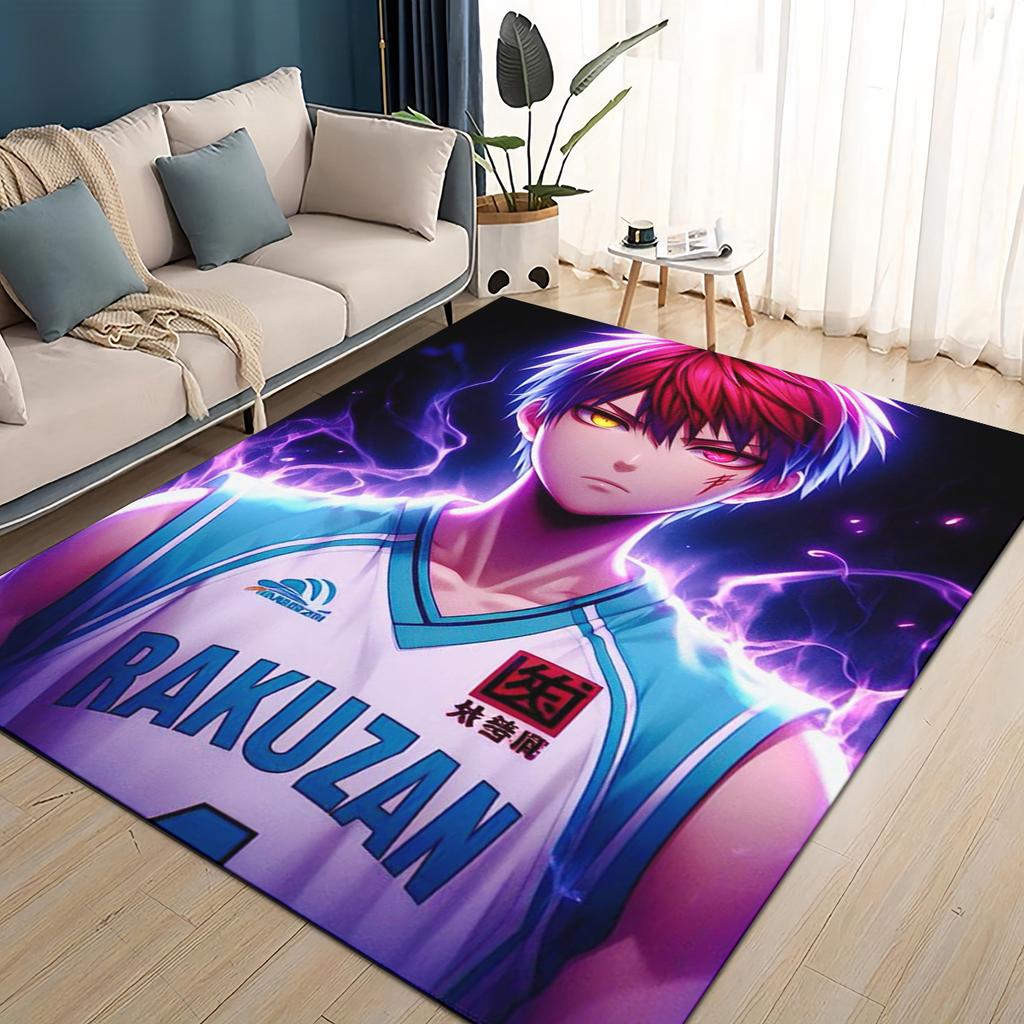 27 Styl Nowy Kreskówkowy Anime Kuroko no Basket Dywanik Dywan do Salonu Sypialni Dekoracja Domowa Sofa, Mata Podłogowa Antypoślizgowa do Zabawy dla Dzieci