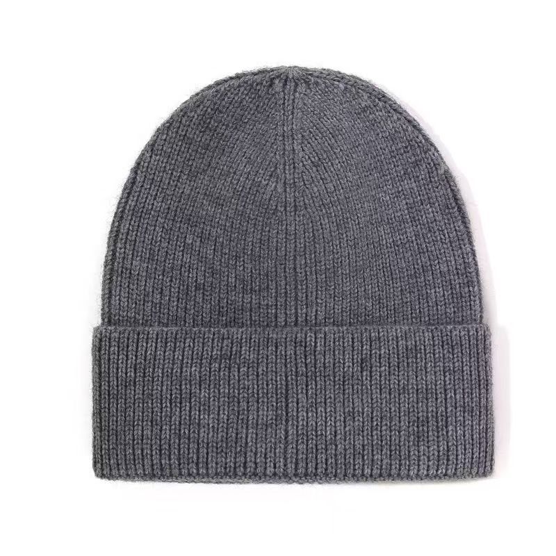 Knitted hat, ear protection, European and American big head circumference, double-layer thickened wool hat, men's and women's outdoor skiing cold hat