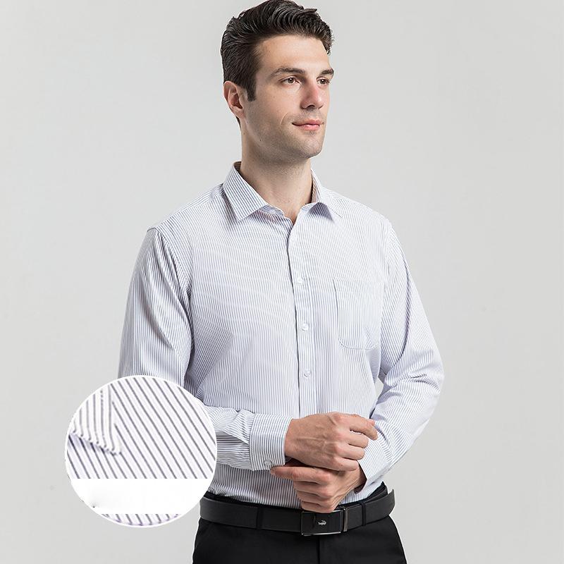 Camicie da lavoro per uomo Camicie comode in tinta unita Camicia a maniche lunghe Camicia da lavoro casual per uomo Camicie con risvolto traspiranti da lavoro leggere