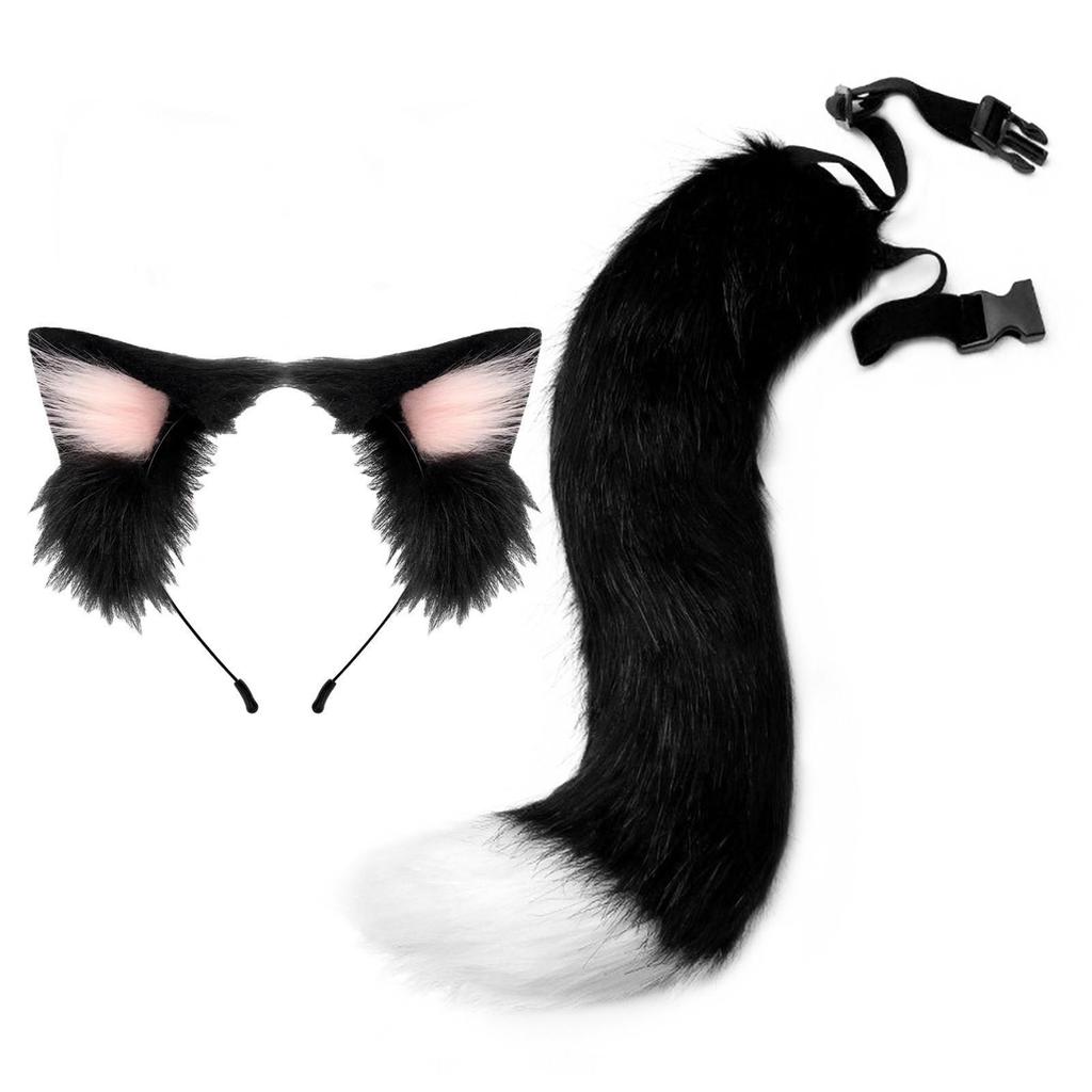 Cat Ear Bell Headband & Hairpin Set - Festive Headdress