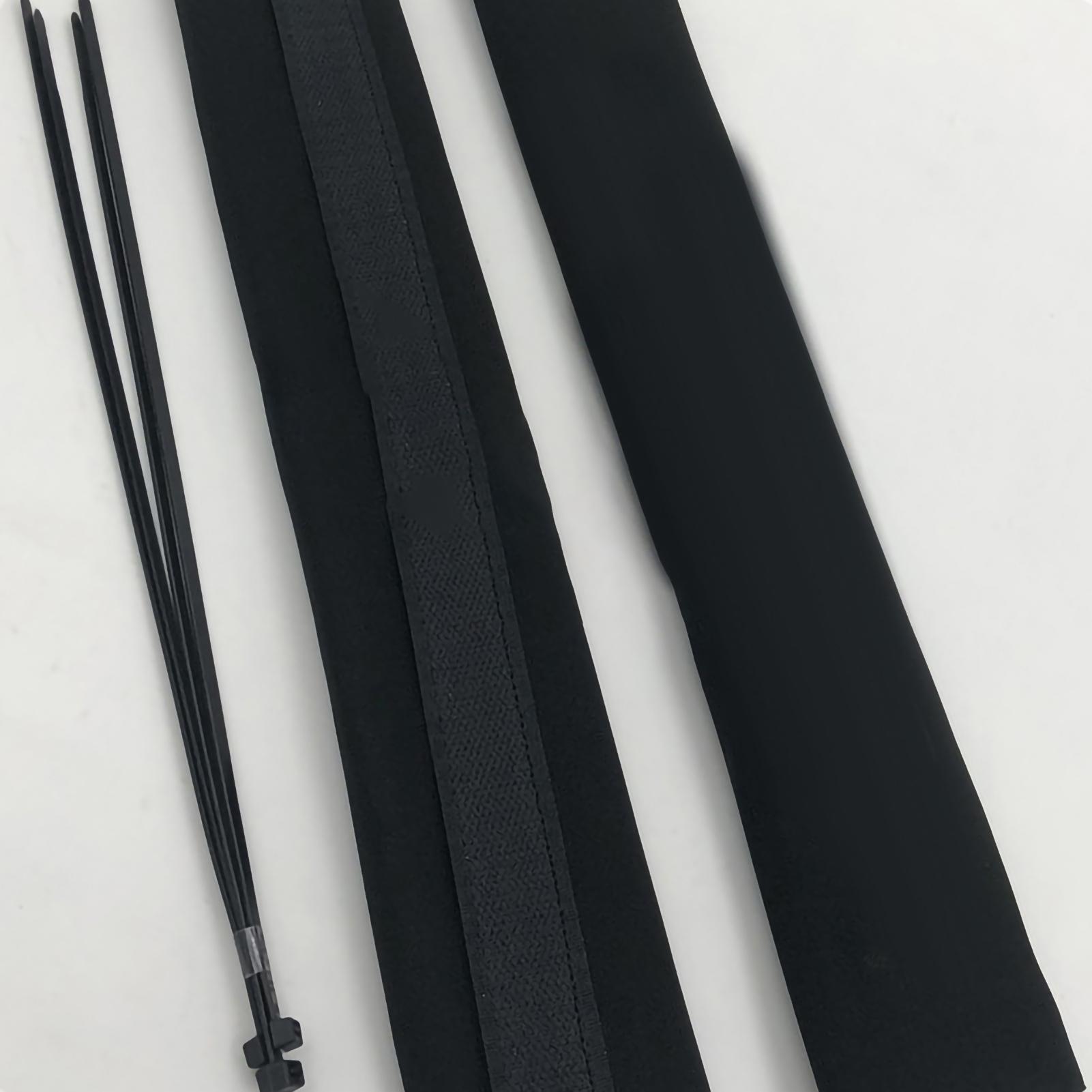 

Кришка переднього амортизатора мотоцикла Захист від пилу Захисник підвіски амортизатора для мотоцикла для бездоріжжя чорний