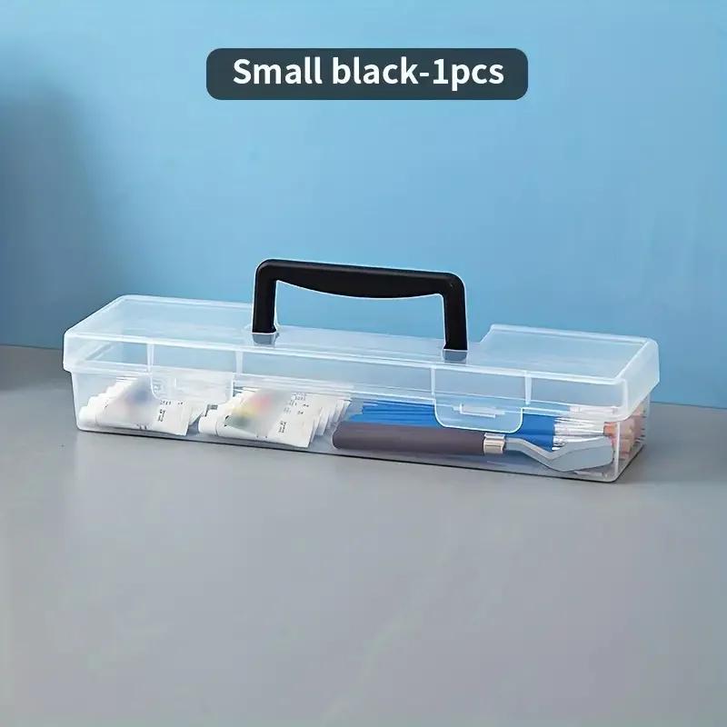 Art Supply Storage Box – Durable Organizer with Handle for Paintbrushes, Calligraphy Brushes, and Other Art Tools, Portable Art