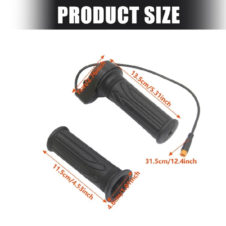 Electric Bike Twist Throttle Grip Replacement Electric Bicycles Scooter Acceleration Handle Twist Accelerator Enduring