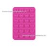 Silicone Suction Cup Holder for Mobile Phones - Square, Single-Sided, Set of 24