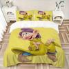 3pcs Dopey Character Bedding Set, Including 1 Quilt Cover and 2 Pillow Shams, Without Filling, Soft and Comfortable Home Bedroom D033