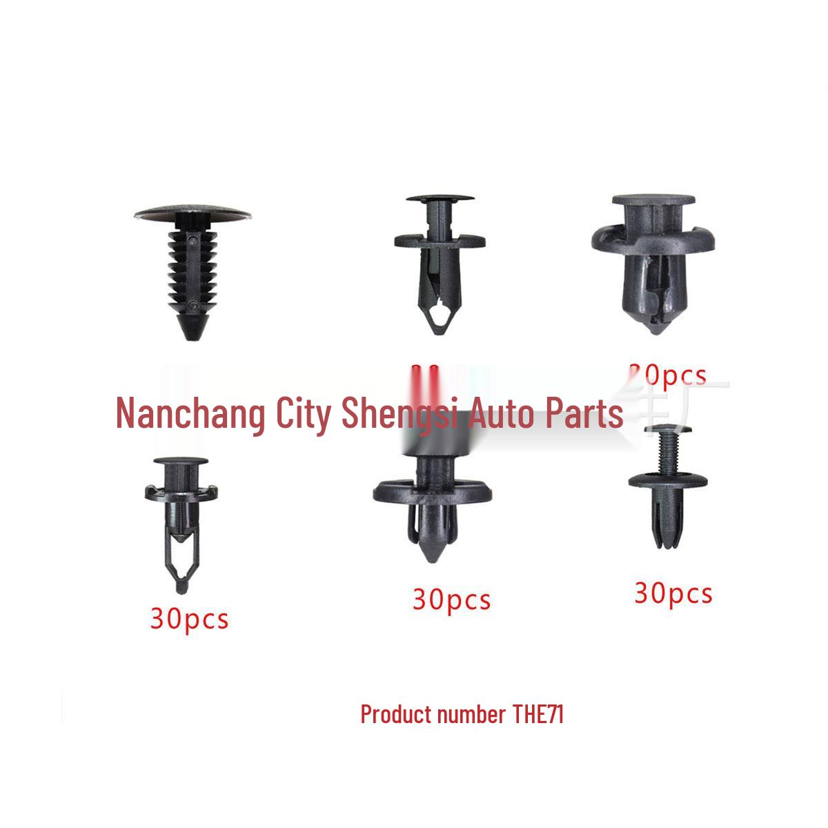 

200 Piece Car Clip Set for Toyota, Honda, Ford: Trim, Panel, and Lining Accessories 60pcs bulk mixed