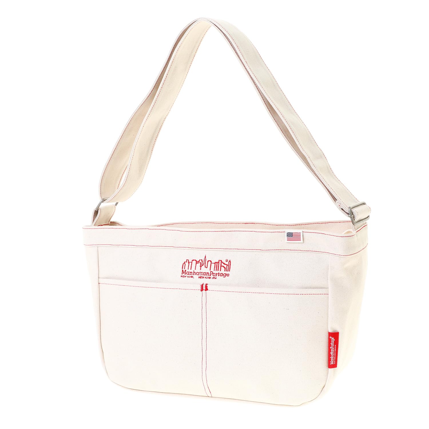 

Genuine Product Shoulder Bag Gazette Crossbody Bag Canvas Lite 25 [Manhattan Portage] [Official] NTL/RED