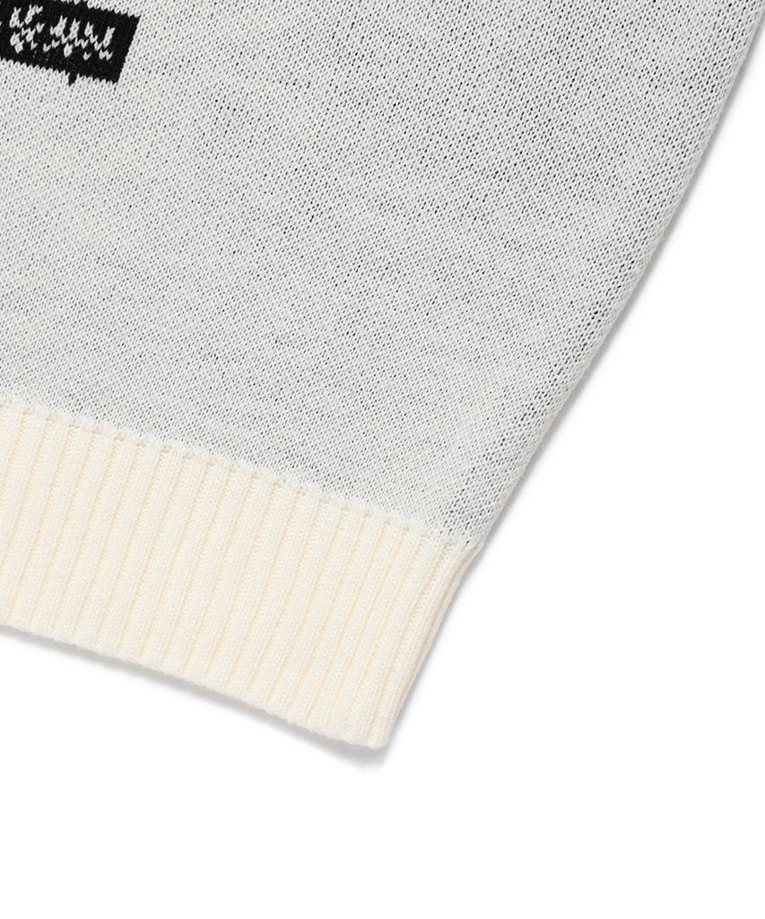 CAVISH Mega Cyclone Knit Sweater Ivory(Cv2Efuk601A)