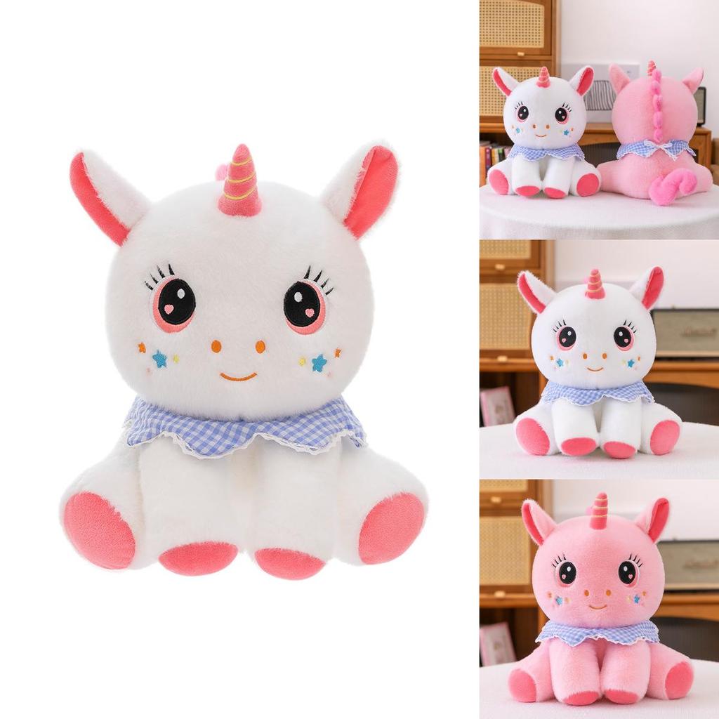 Unicorn Plush Toy Animal Stuffed Doll With Pp Cotton For Gift And Collecting
