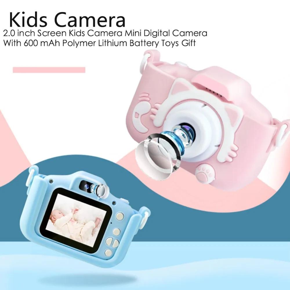 Mini X5S Children Camera Toys 2000W Pixel HD Cartoon Kids Digital Camera Cute Dual Cameras SLR Camera Kid Toy