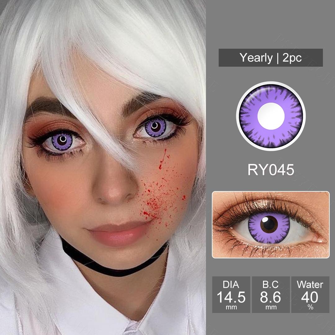 

Контактные линзы на косплей фиолетовый