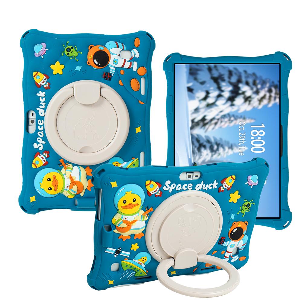 24cm*17cm Universal Tablet 10.1 Case Soft Silicone For 10 10.1 Cartoon Rotating Android Tablet PC Silicone Inch Soft Case