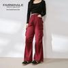 Mark Fairwhale Women's 2025 High-Waist Straight Cargo Pants