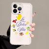 Soft Phone Cover Case for iPhone 17 Pro Max 16 XS Max 15 12 Mini XR 13 Pro 14 Plus 11 Air 7 8 Fruit Letters
