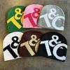 Teenage Hip Hop Letter Beanie With Warm Acrylic Knit For Winter Fashion