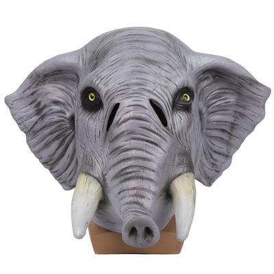 Halloween Cos Animal Elephant Mask, African Elephant, Asian Elephant Mask, Elephant Headgear, Halloween Party Mask