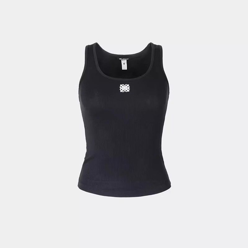 

Badblood Niche Style Letter Embroider Loose Pants Black Vest M