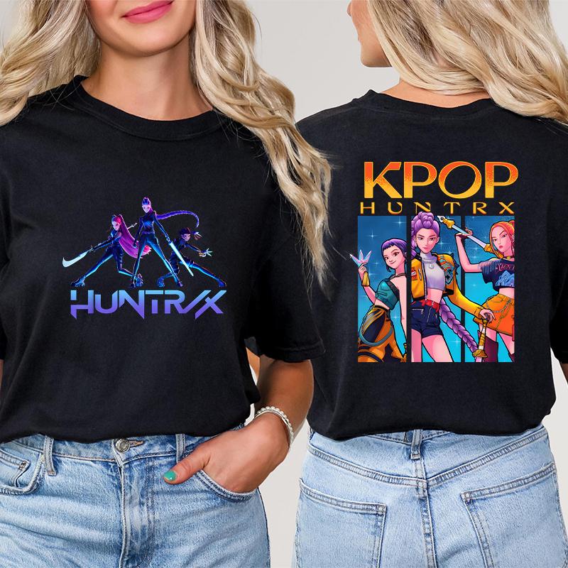 Mode Tryckt Rundhals T-shirt Dam Casual Komfort Kortärmad Kläder Topp