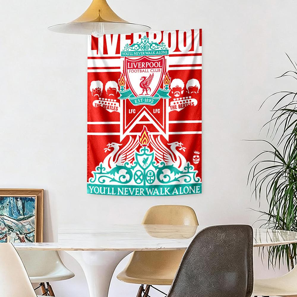 Klub Piłkarski Liverpool Dekoracja Ścienna Gobelin Sztuka Na Pamięć o Zwierzętach Urodziny Wesele Tło Imprezy Rodzinny Prezent