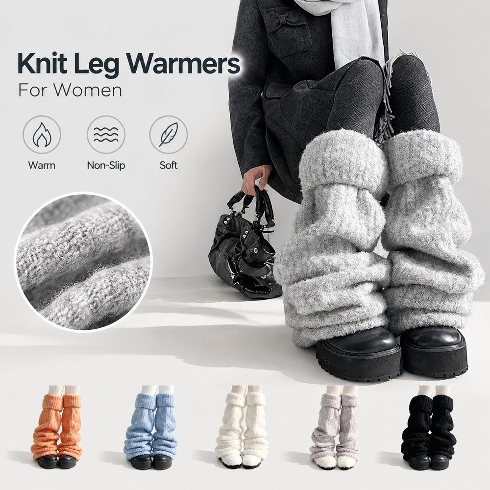 Soft Fabric Flare Leg Socks Knee-Length Knee-Length Socks Gothic Harajuku Leg Socks Daily Wear