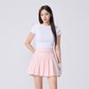 FAIRLIAR GOLF Chiffon Ribbon Cap Sleeve Knit (White)