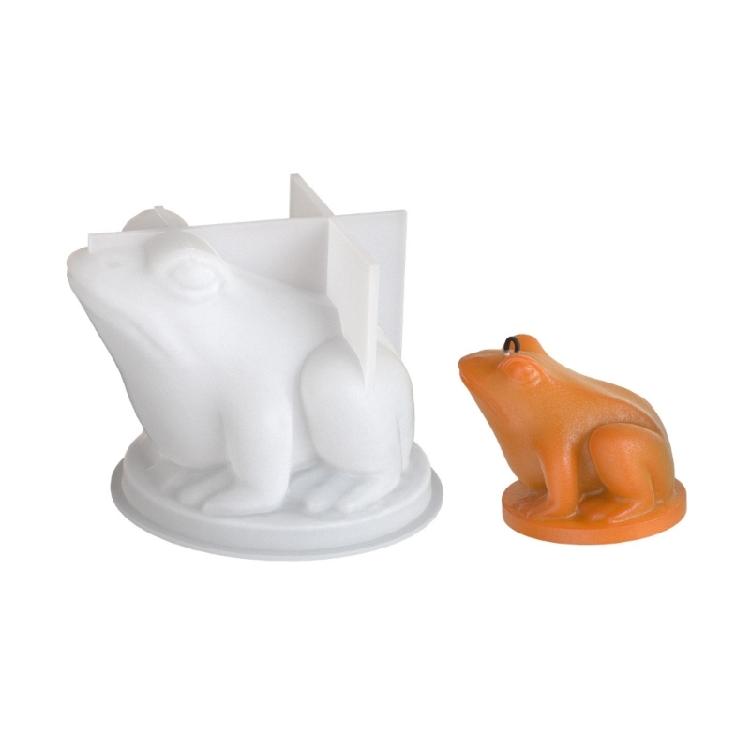 

Reusable Sturdy Silicone Mould for Crafting Unique Frogs Shaped Candle Holders Portable for Holiday Decoration 1