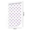Heart Wallpaper White, Lavender, Purple and Light Gray 50x1000